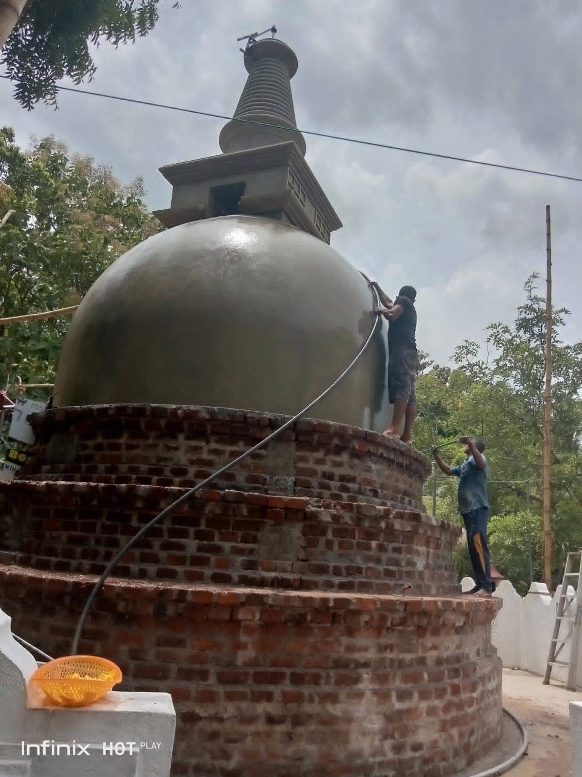 Stupa Construction – Polpithigama Matagalla Bodhiraja Temple