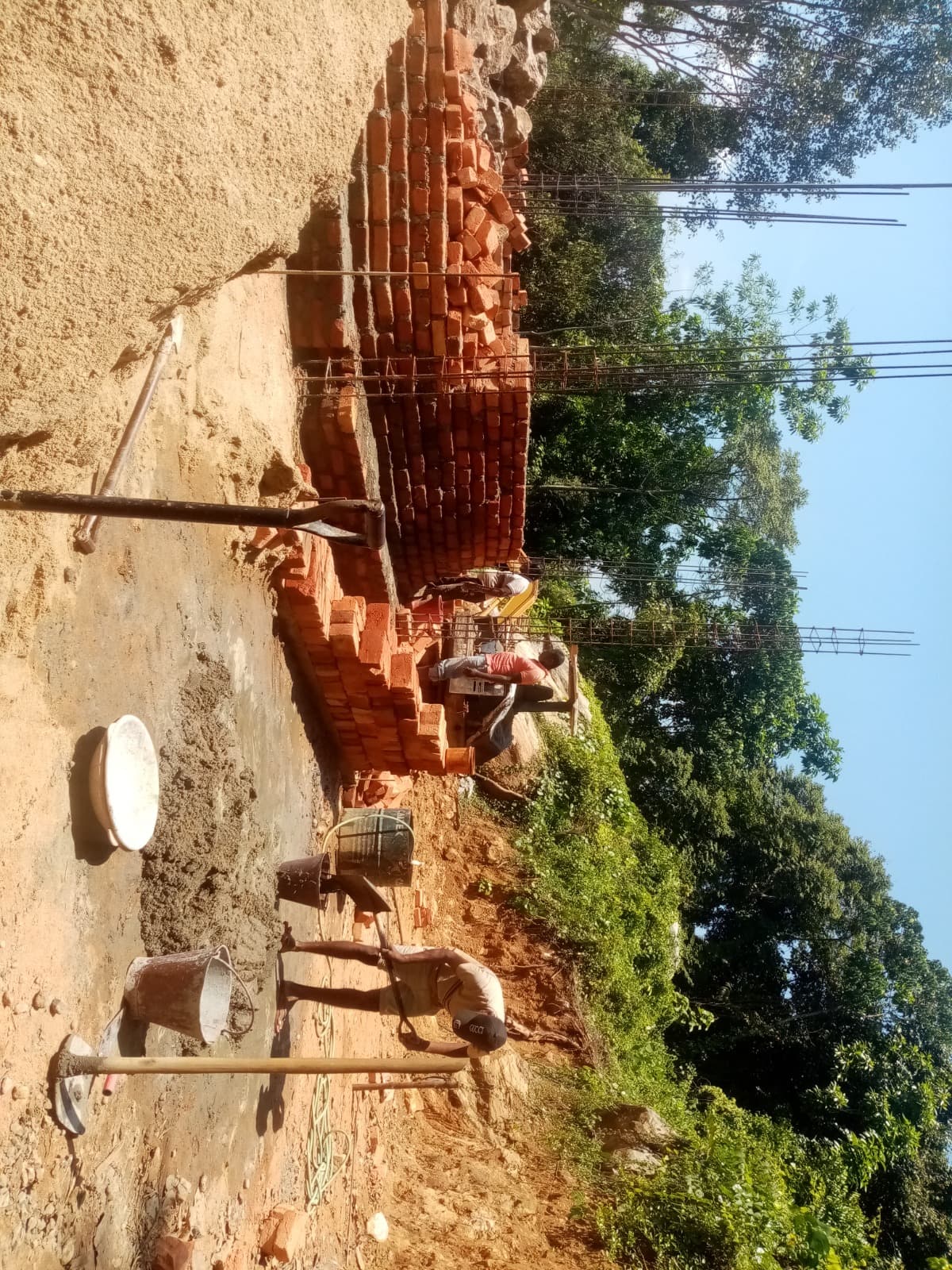 Stupa Construction – Rabukkana Yatagama Temple